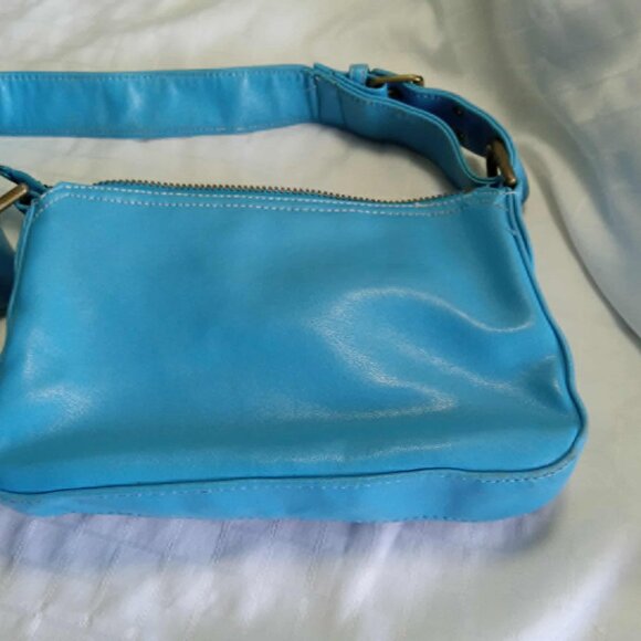 The ultimate vintage leather blue bag The home game inc - Picture 12 of 12